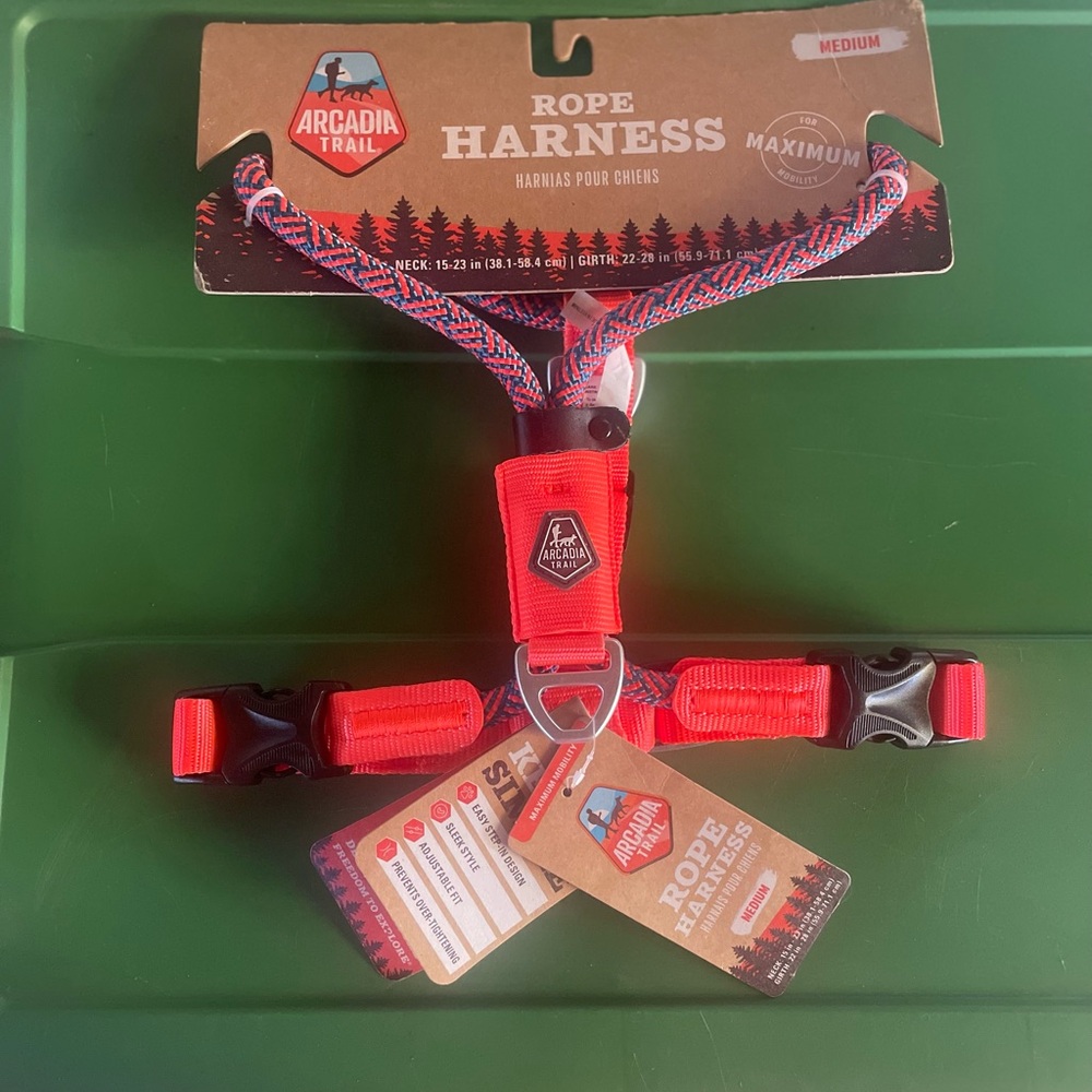 Arcadia Trail Red Rope Harness